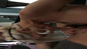 Sexy Mature Diamond Displays Her Amazing Big Tits As She Gets Doggy Style Fucking And Creampie!