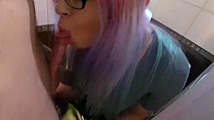 My wild holiday dream is banging a sexy goth stepsister in the toilet