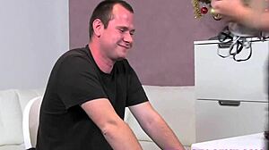 Femaleagent Bad Santa Receives Great Casting Foot Job