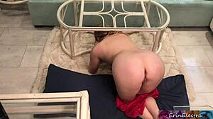 Is Stepmom Erin Electra Stuck or Teasing with Big Tits?