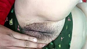 Beautiful brunette gets her big natural tits fucked by a stud