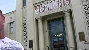 Marie Luv sucks Sean Michaels' big cock.