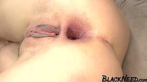 British amateur gets some interracial action with a big black cock