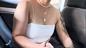 Mature Amateurs Ride Sloppily In Car Sex Game