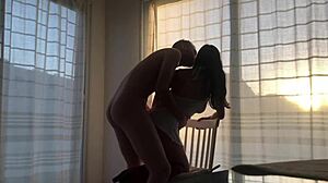 Novia infiel gets fucked by her stepdad and babysitter