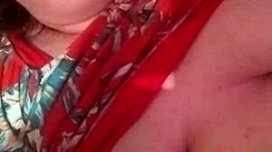 Stepmother gives Johnny a sensual hand job with her big natural tits. Subscribe for more