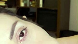 Horny Italian MILF Fucks And Sucks Monster Cocks