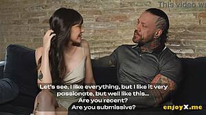 Brunette With Bald Twat And Tattooed Bf Deliver Mind Blowing Oral Bang Out And Rimming In Utter Hd