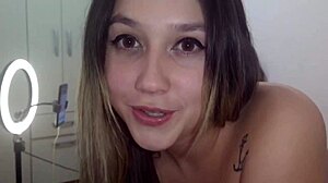 kaya's feet or pussy drenched in cum on bed with group