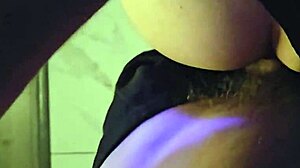 Kitchen heat: Hot amateur babe’s tight pussy moans