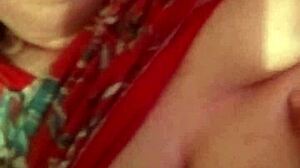 Stepmother gives Johnny a sensual hand job with her big natural tits. Subscribe for more