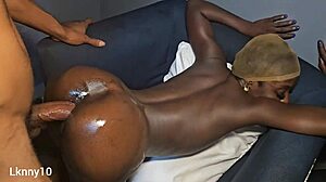 She’s Split Wide Open Riding Hard on Chair