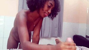 Skinny Babe Lorena Geen Rides Hard on Av Brasil! Wild Homemade Action for 70!