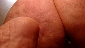 Giantess Dawn turns tiny into buttplug by accident