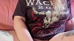 Is that girl masturbating to orgasm?