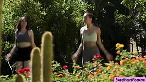 nasty lesbian trainor facesittied by her client