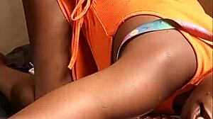 Standing Doggy African Teen 18+ Takes BBC Like a Good Little 18+ Slut