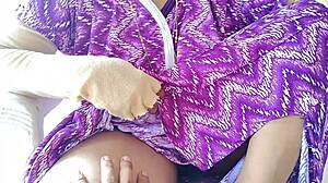 Hot Indian Girl Enjoys Steamy Sex with Jija in Video.