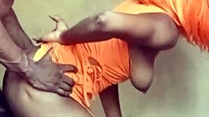 Standing Doggy African Teen 18+ Takes BBC Like a Good Little 18+ Slut