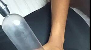 I got my cock pumped and sucked by a beautiful black teen 18+!