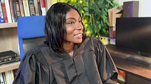 Interracial Breeding with Judge Paris Love and Inmate