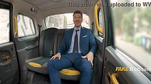 Public taxi ride turns into amateur sex: riding cowgirl in the car – dare to watch?