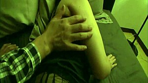 Ebony Girl Deepthroats Her Step Father-In-Law's Cock