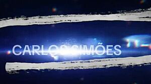 Blonde Milf Couple Engages in Amateur Ass Play and Handjob Session