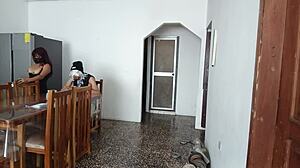 man, this maid whore shakes her big ass on cam for me