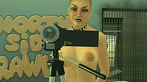 Futanari dickgirl dominates in 3D cartoon POV game for free