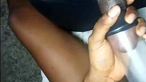 I got my cock pumped and sucked by a beautiful black teen 18+!