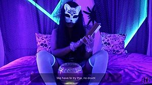 Agatha Dolly Unboxes Vibrator in Wonderland