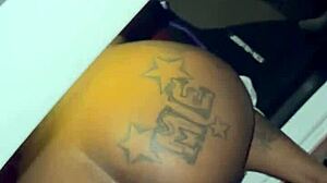 Big ass amateur gets cum inside in Beale street parking garage