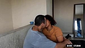 Beautiful housewife has her first hardcore sex with a well-endowed man