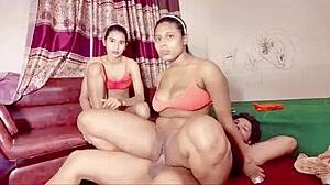 uttaran20 desi ffm threesome with blowjob handjob and cum facial 2025.