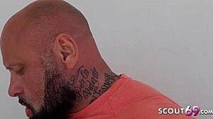 Young Latina gets rough sex on balcony with tourist