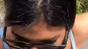 Fucking in the mountain outdoor real couple