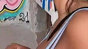 Fucking in the mountain outdoor real couple