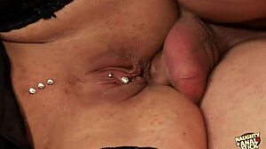 Another super sexy girl with great big tits that got fucked anally and creampied properly.