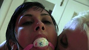 Beretta James And Dylan Ryan In Bound Lesbian Muff Diving And Cunilingus