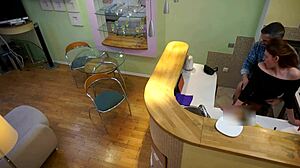 Sweet Step Daughter Candy Red Takes Old Cock in Kitchen. Taboo Doggystyle with Father-in-Law.