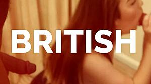 Beautiful British girl Candice shows how to pleasure herself