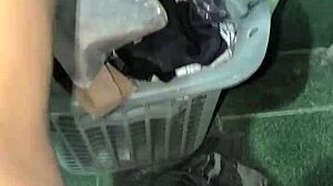 Magrinha Swallows Cum From Tattooed Guy In Abandoned Rio House Havena Bolt