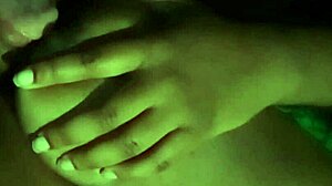 licking my nipples feels amazing at night in softcore solo