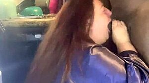 Best Blowjob by BBW Slut with Big Black Cock