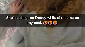 Cheating College Girlfriend Fucked on Snapchat to Pay Debt - Cucked and Cummed On