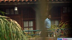 Giant boobs ebony bbw gets fucked by white shaft in ghetto