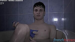 Horny Twinks Get Wild in Bathroom!