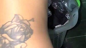 Magrinha Swallows Cum From Tattooed Guy In Abandoned Rio House Havena Bolt