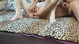 Mature wife gets fucked in front of her husband
